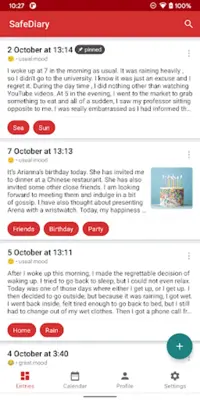 SafeDiary android App screenshot 8